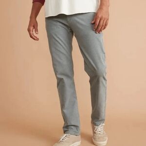 Marine Layer Concrete Grey Slim Straight Pocket Corduroy Pant